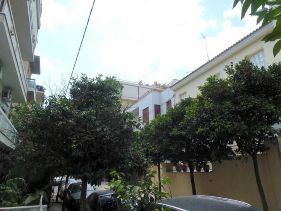 Apartment With Private Patio Athen Exterior foto