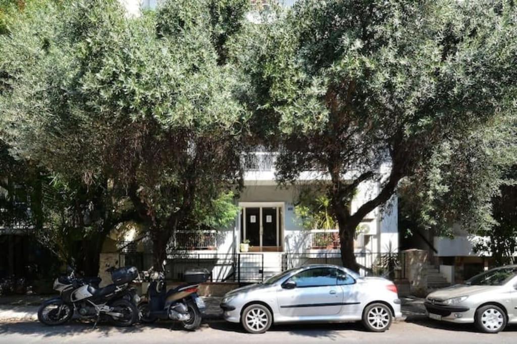 Apartment With Private Patio Athen Exterior foto